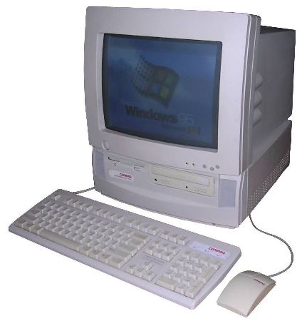 An old Compaq Presario, built in 1994.