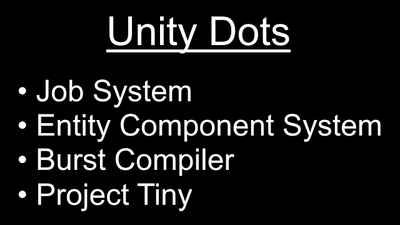 Unity Dots.